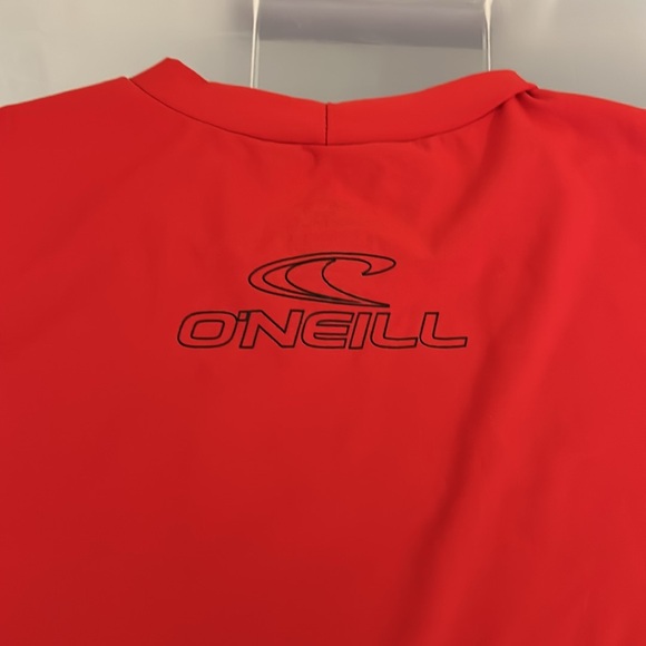Boy’s O’Neill Rash guard Long Sleeve UPF 50 Red New w Tags - Picture 8 of 10